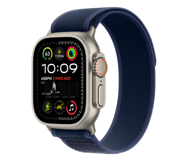 Apple Opaska Trail 44-49mm M/L naturalny tytan/niebieski - 1284427 - zdjęcie 3